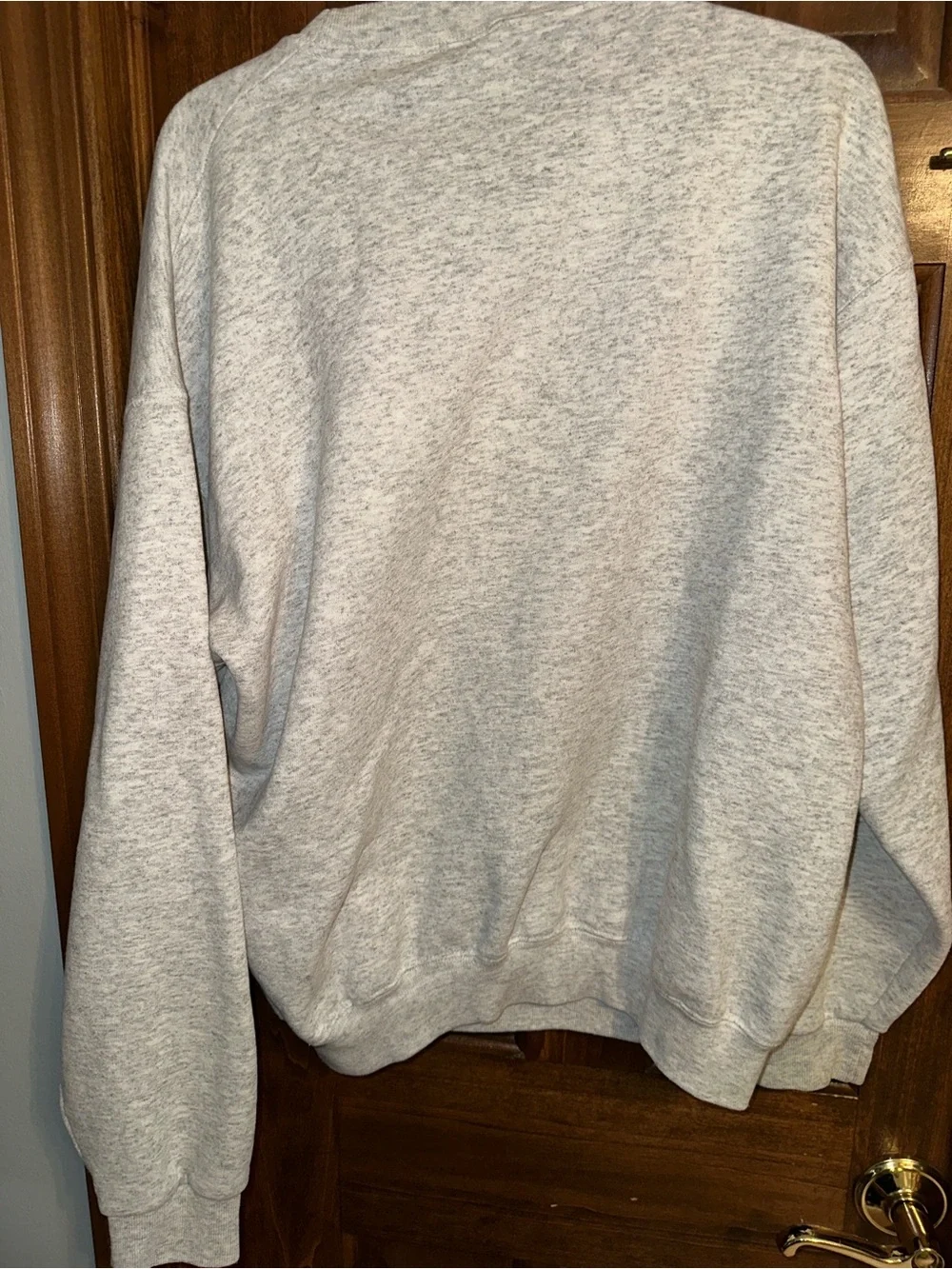 Hard Rock Cafe Vintage Grey Crewneck Sweatshirt with Blue and Pink Logo